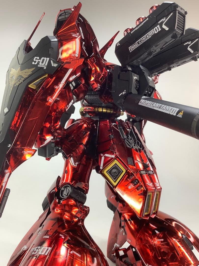 ガンダムベース限定 RG MSN-04 SAZABI 【メカニカルコアメッキ】