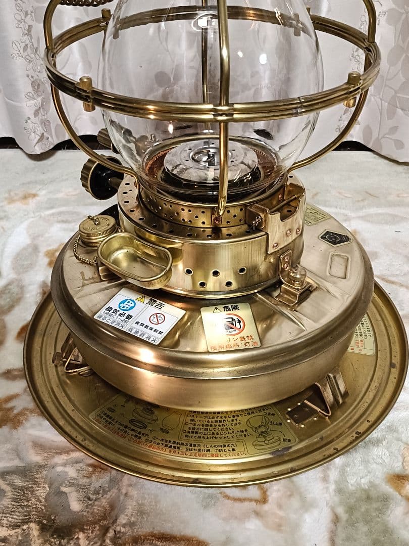 【美品】ニッセン石油ストーブ ゴールドフレーム IS-3NE 復刻版