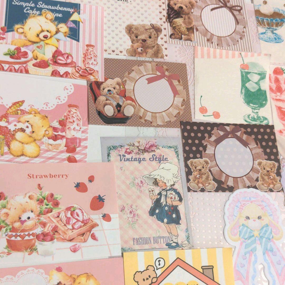 プロフ必読♡心奏mama’shop♬︎♡様ご確認用ベア＆ダイカットバラメモ658