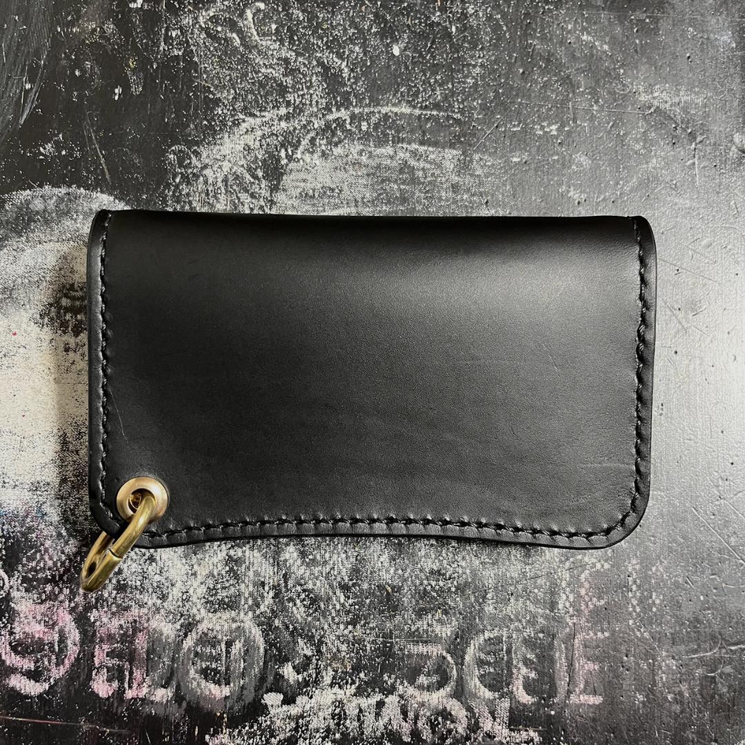 トラッカーウォレット イタリアレザー 3層 長財布 折り財布 #338ミドル