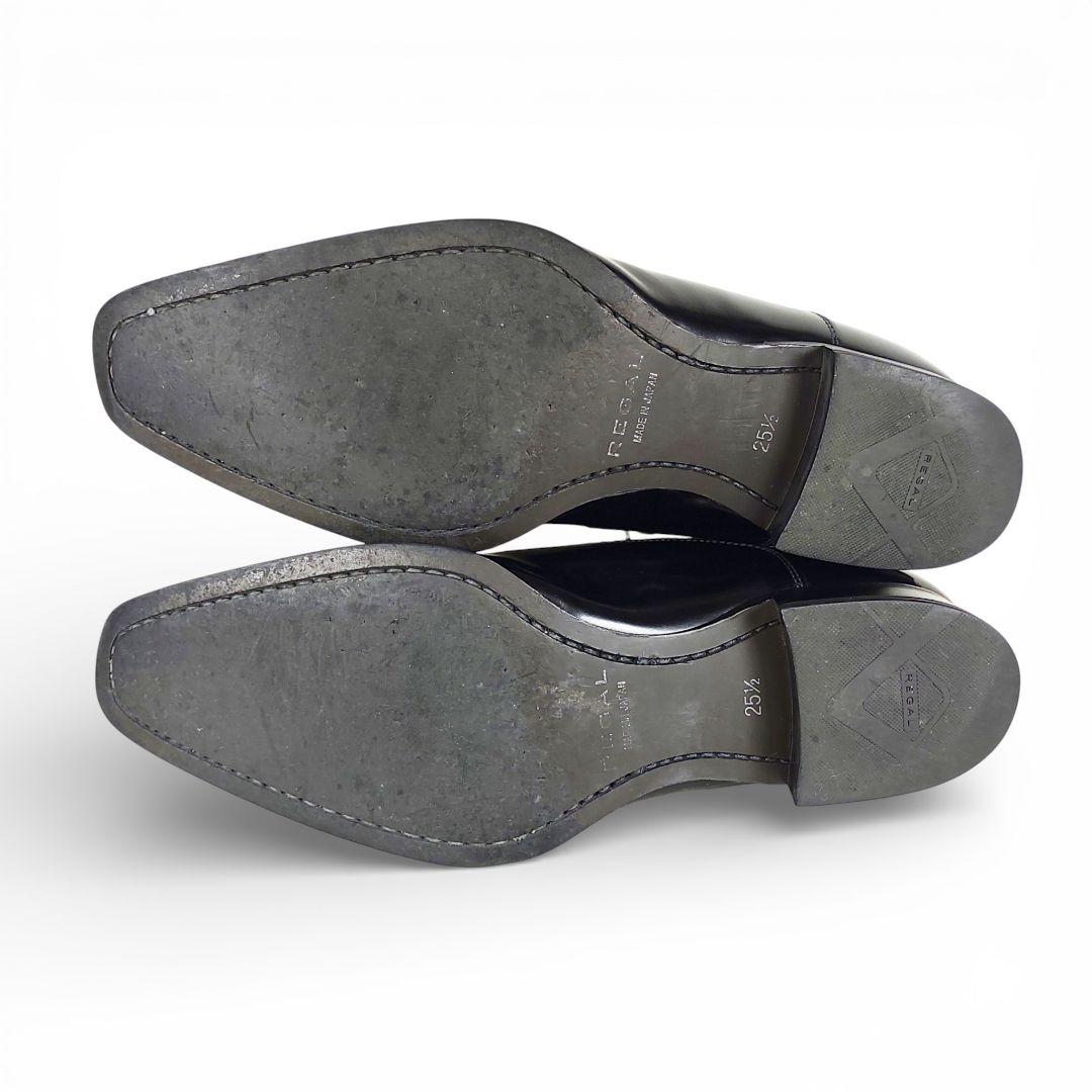 大人気の定番|リーガル|ストレートチップ|911R|黒|25.5|i1773