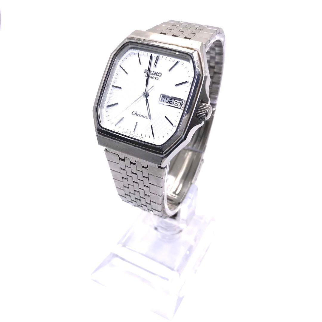 SEIKO セイコー　クロノス　オクタゴンケース　腕時計　クォーツ　メンズ　稼働