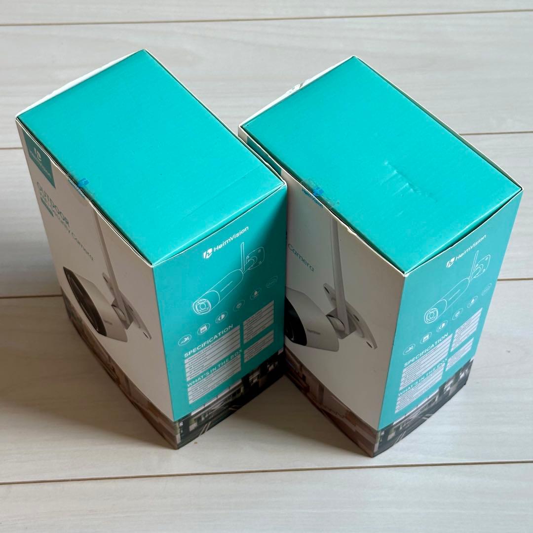 HM311 屋外用 WiFi防犯カメラ 2個セット　300万画素