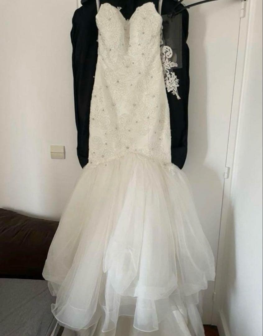 値下げ‼️結婚式　マーメイド　ガリアラハヴ風　ウェディングドレス　前撮り