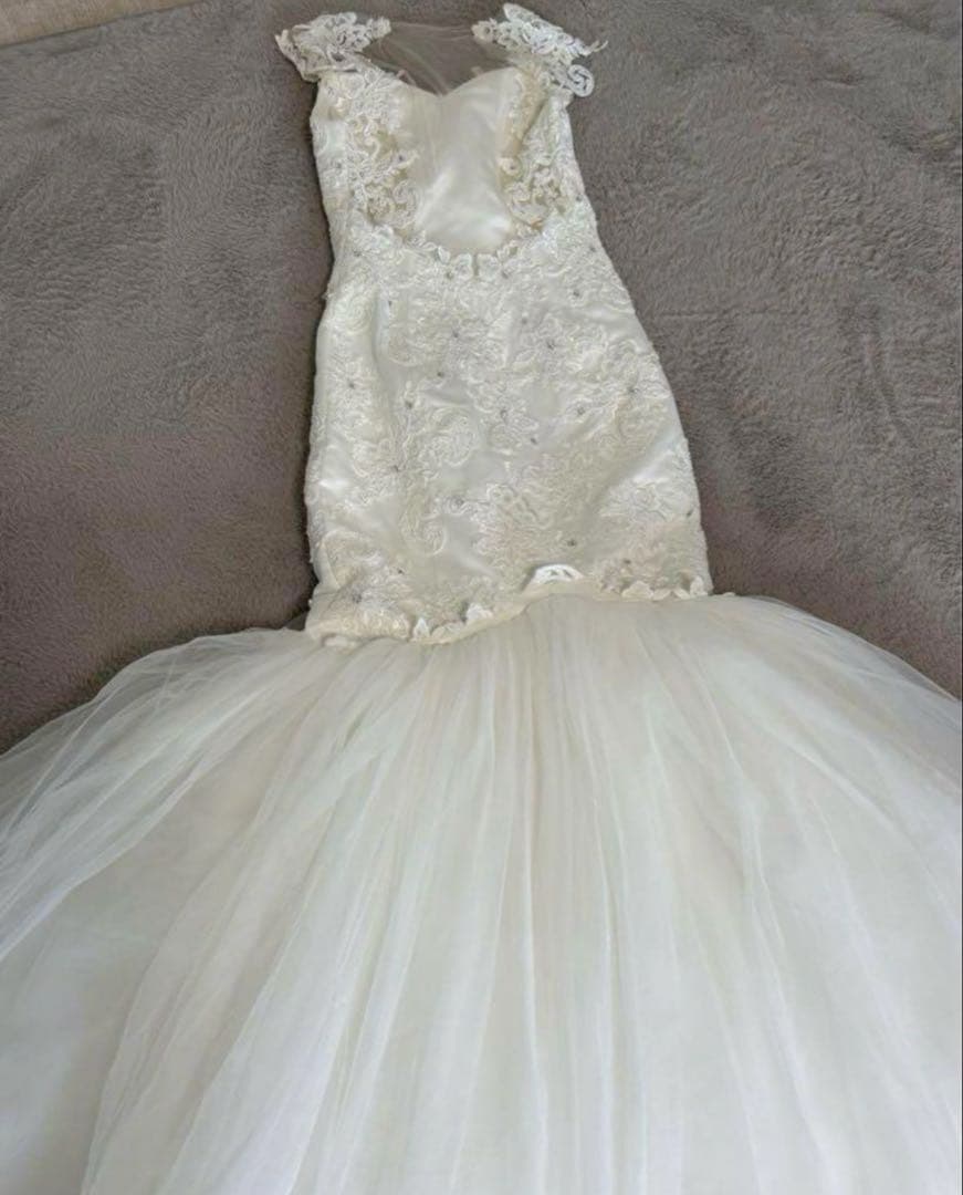 値下げ‼️結婚式　マーメイド　ガリアラハヴ風　ウェディングドレス　前撮り