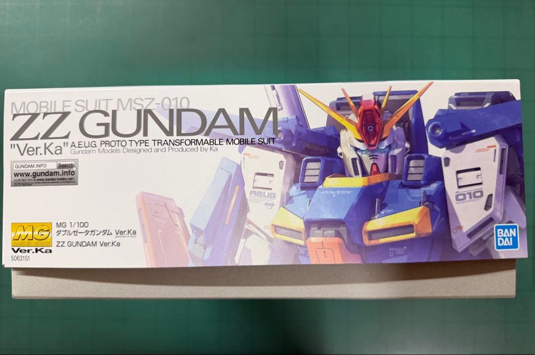 MG ダブルゼータガンダム Ver.Ka (ZZガンダム Ver.Ka)