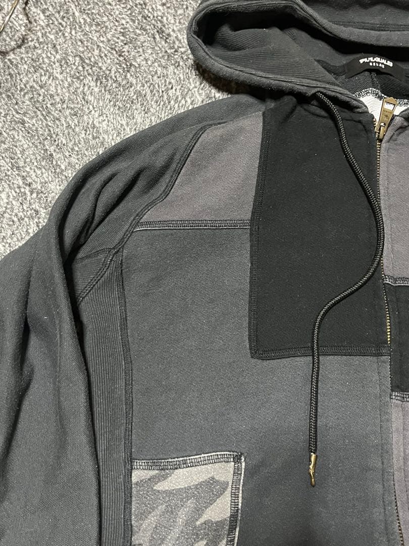 1PIU1UGUALE3 RELAX カモフラ スウェット セットアップ XL