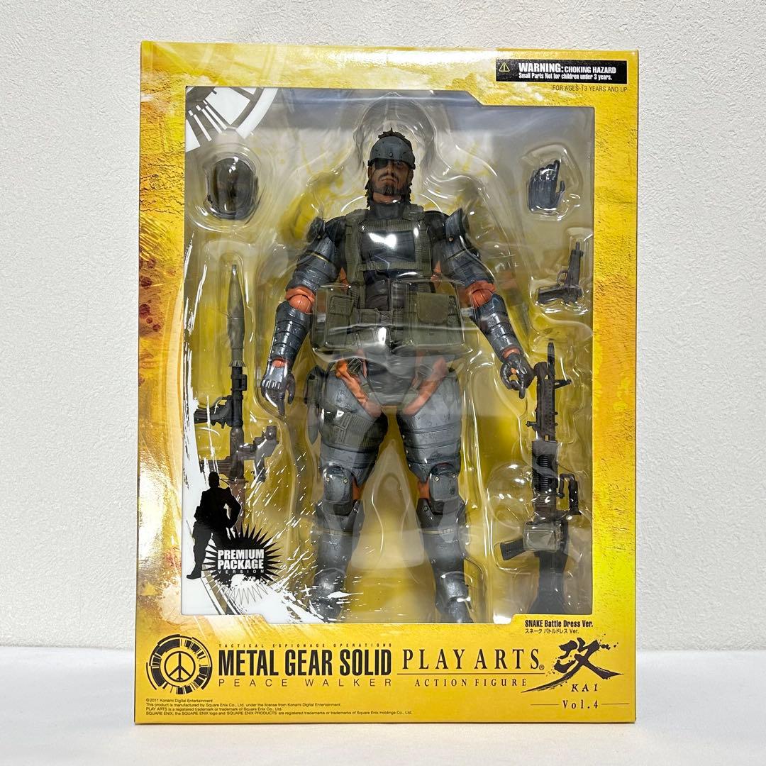 美品 未開封 プレイアーツ改 Vol.4 スネーク バトルドレスVer.