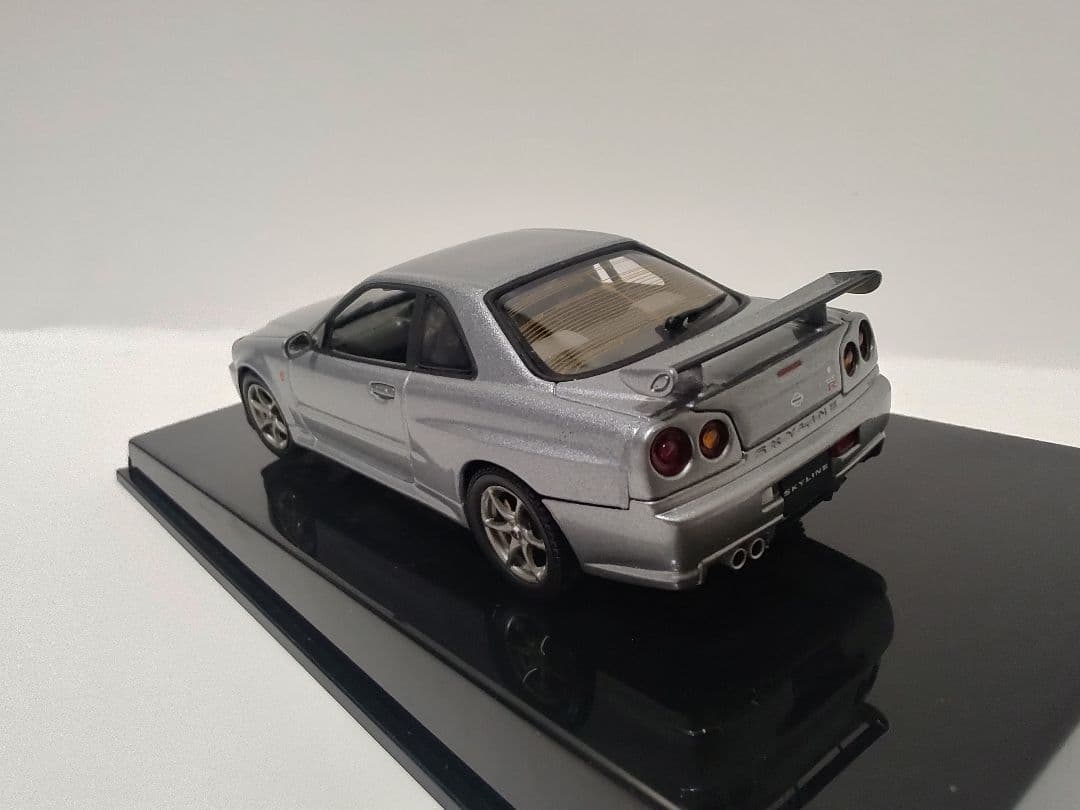 オートアート 1/43 スカイライン R34 GT-R ミニカー 3台セット