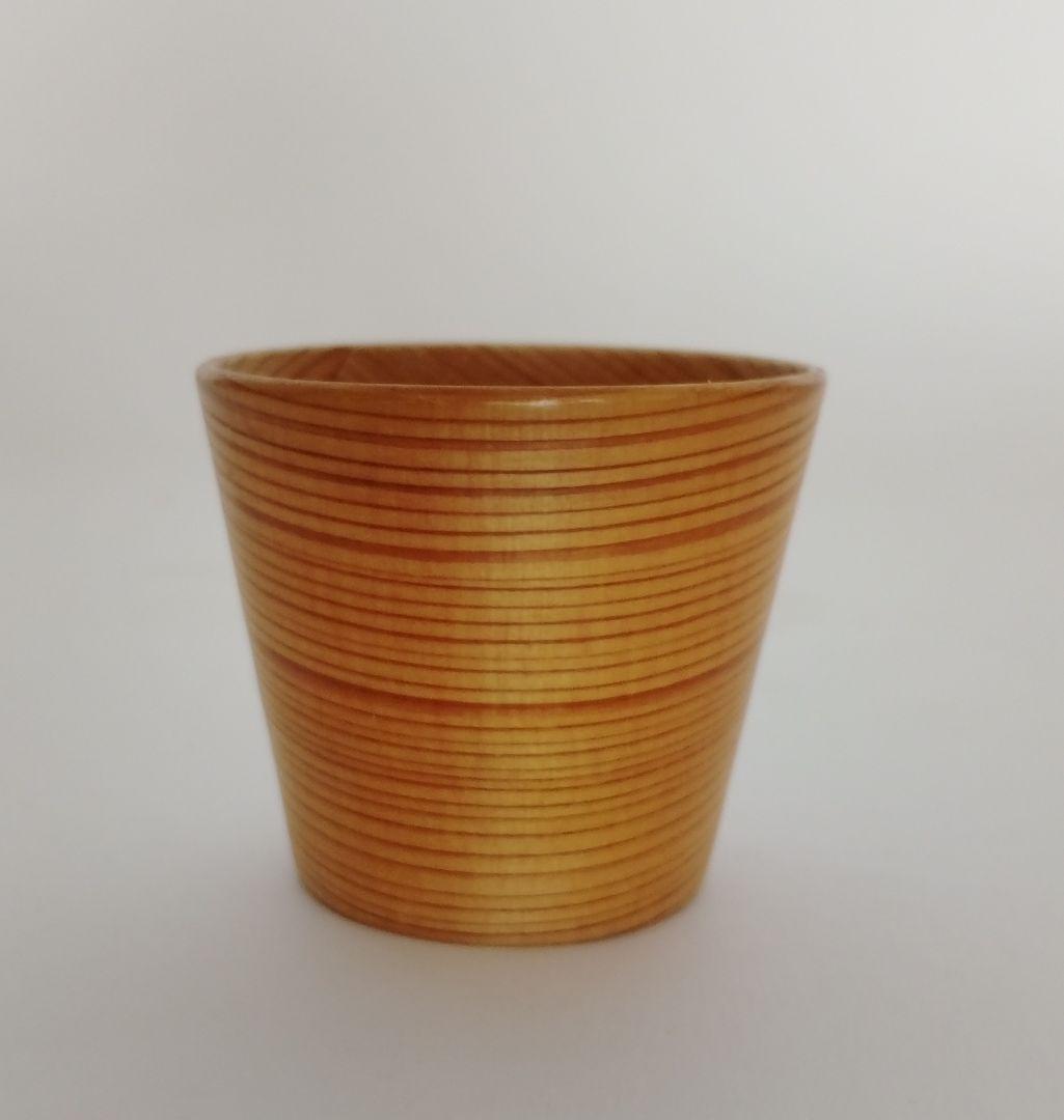 秋田杉 栗久 曲げわっぱ 冷酒器6点セット/20年経年の艶