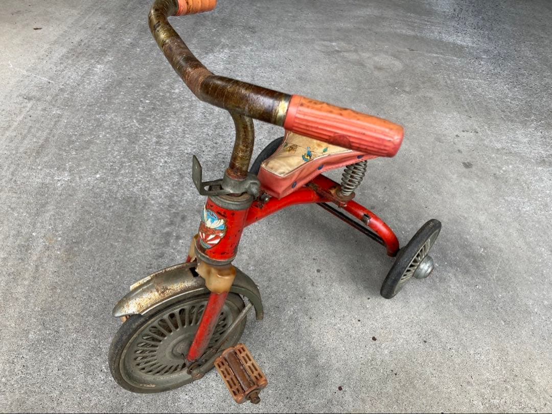 アサヒ 三輪車 レッド ヴィンテージ