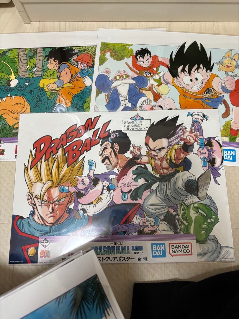 ドラゴンボール一番くじ40th☆アクレクト☆ファイル☆ボード40点セット☆