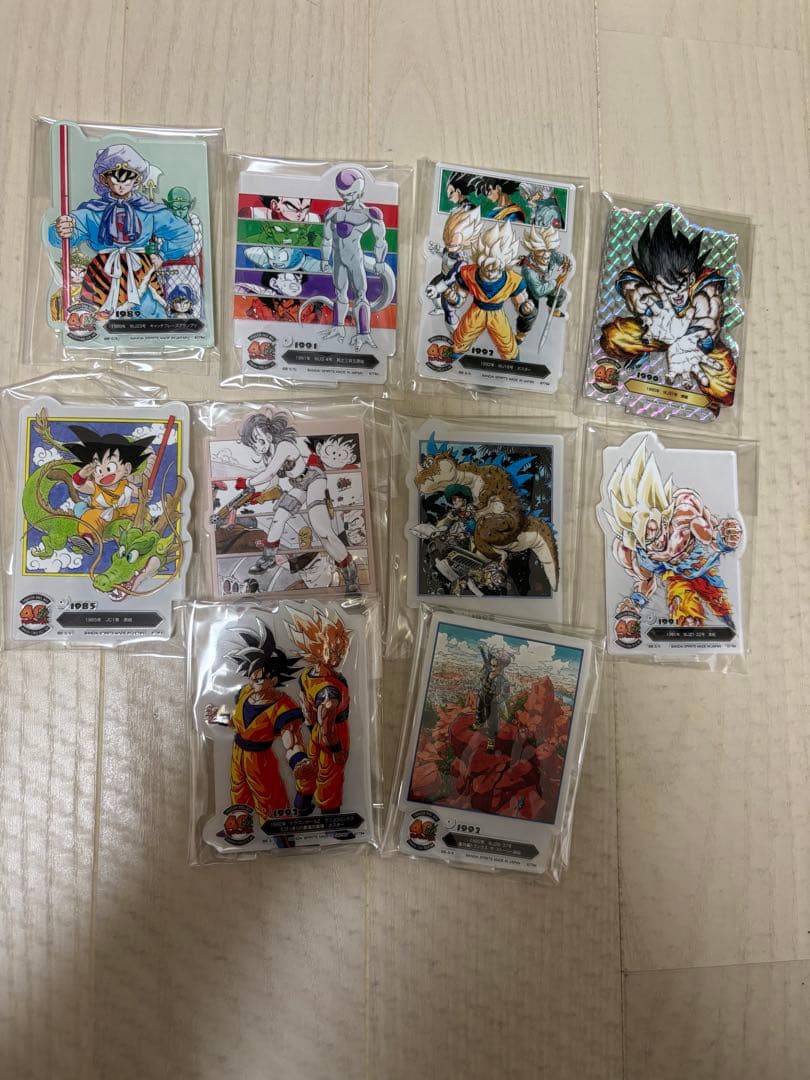 ドラゴンボール一番くじ40th☆アクレクト☆ファイル☆ボード40点セット☆