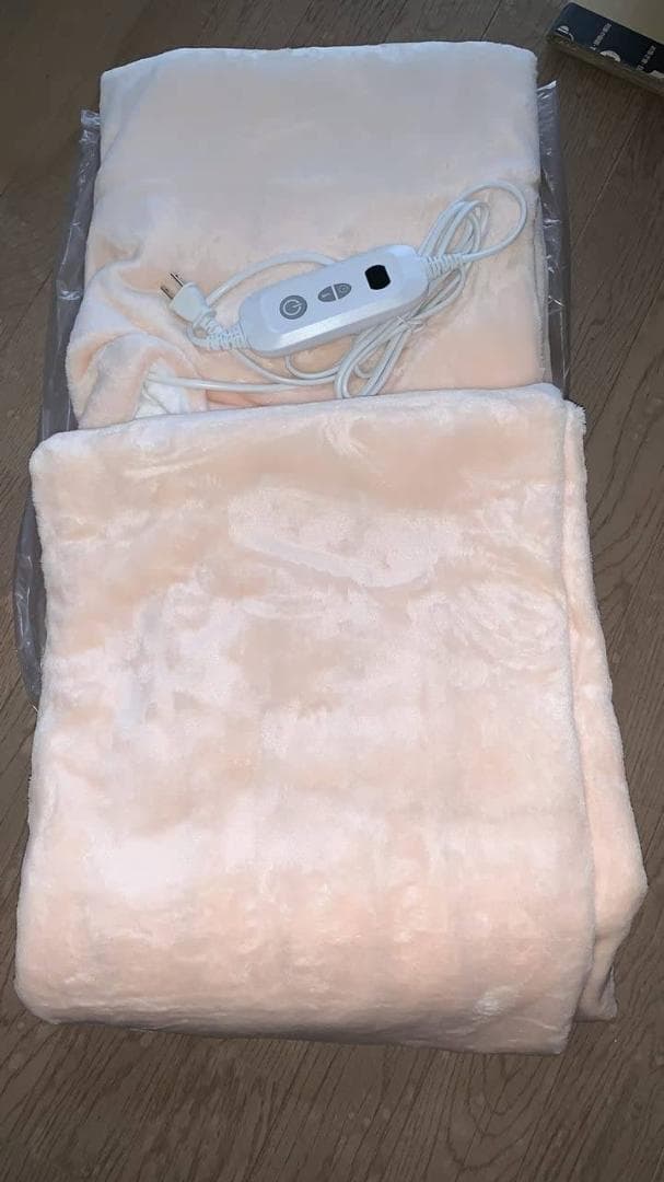 心地よいふわふわ電気毛布 掛け敷き兼用 6段階温度調整