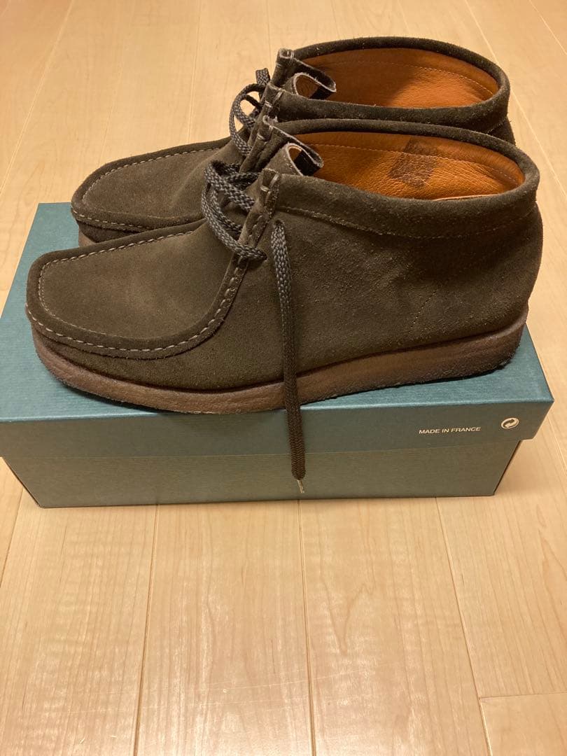 美品 別注品 パドモアアンドバーンズ ワラビーシューズ P404 UK9