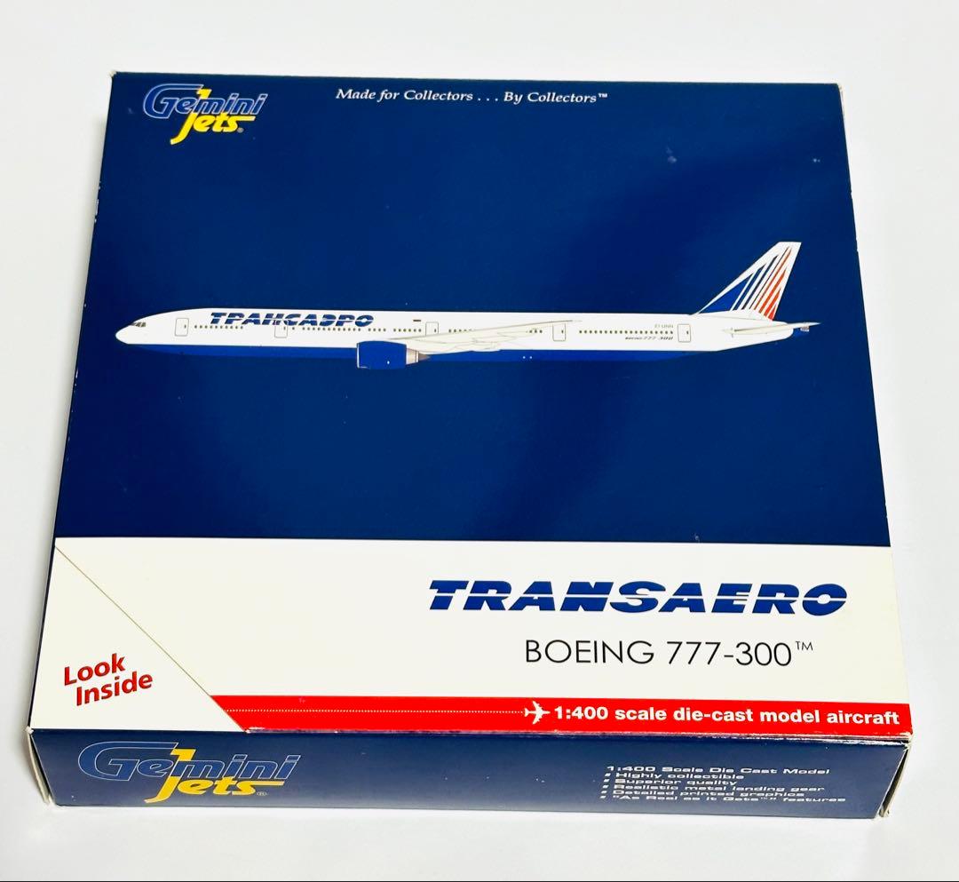 航空機・ヘリコプター Gemini 1/400 Transaero B777-300