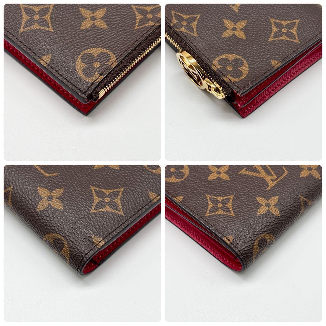 ルイヴィトン モノグラム ポルトフォイユ リサ ピンク 折り財布 ケース