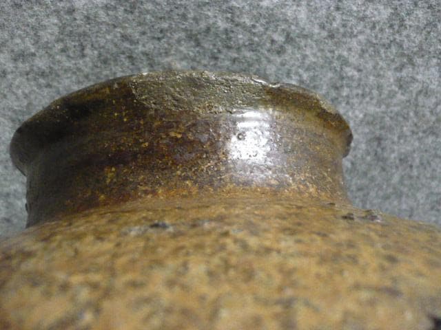 常滑焼 ごまだれ 茶壷 [B31497]