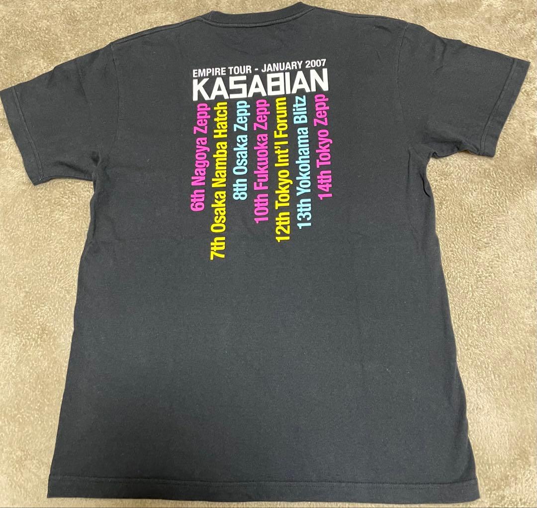 KASABIAN 2007年ツアーTシャツ 黒