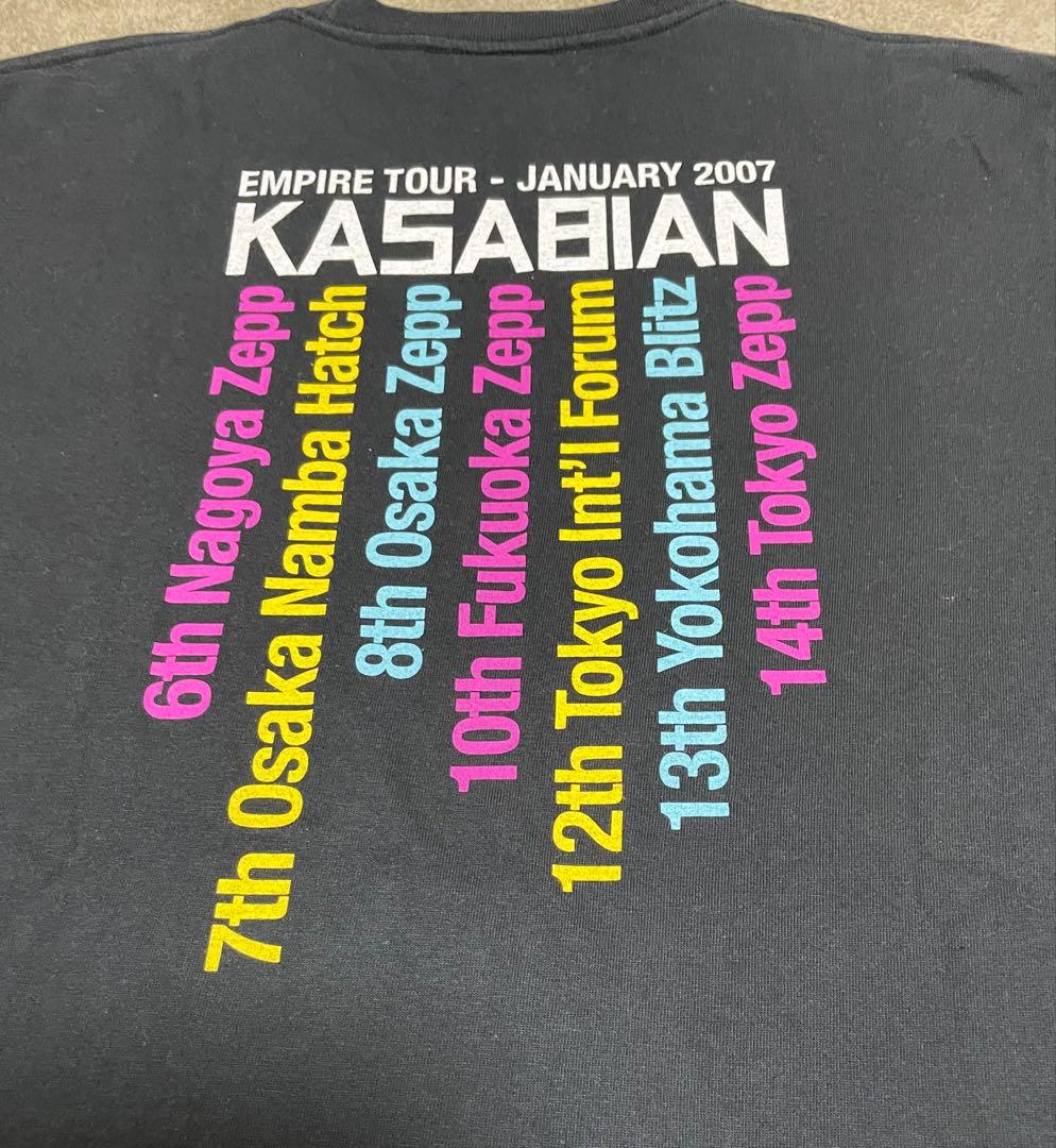 KASABIAN 2007年ツアーTシャツ 黒
