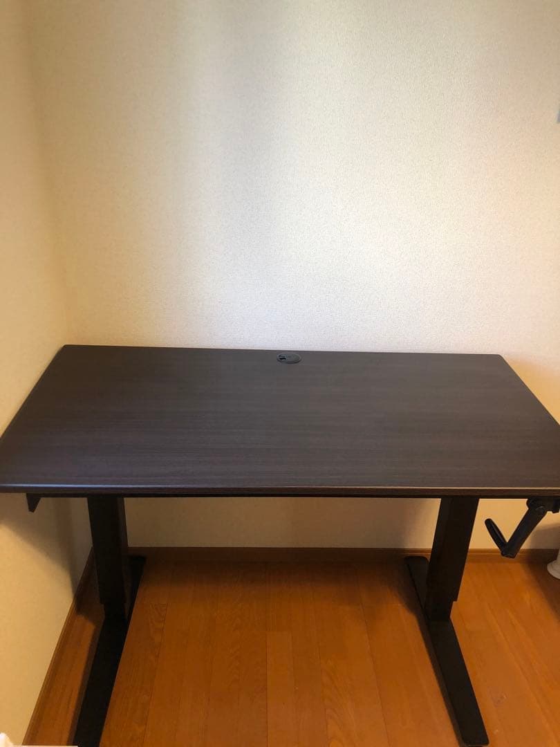 【送料出品者負担】ニトリ　手動式昇降デスク　マーフィー2 120 DBR