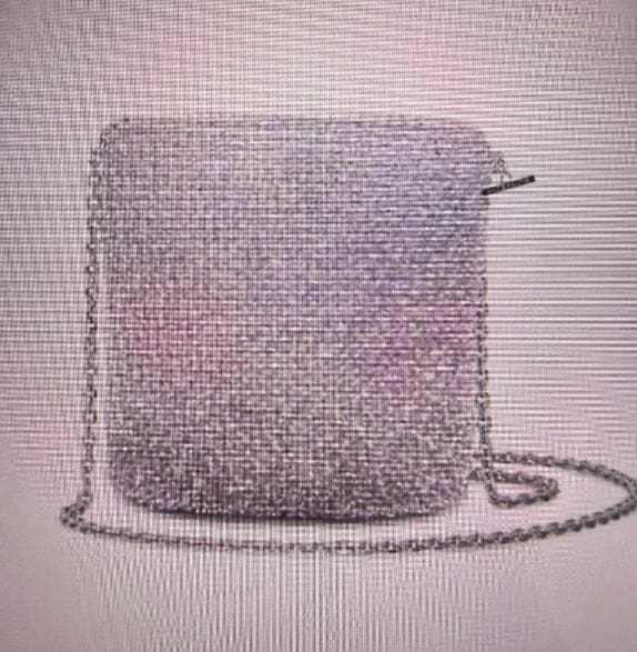 シルバー クロスボディバッグ メタリック