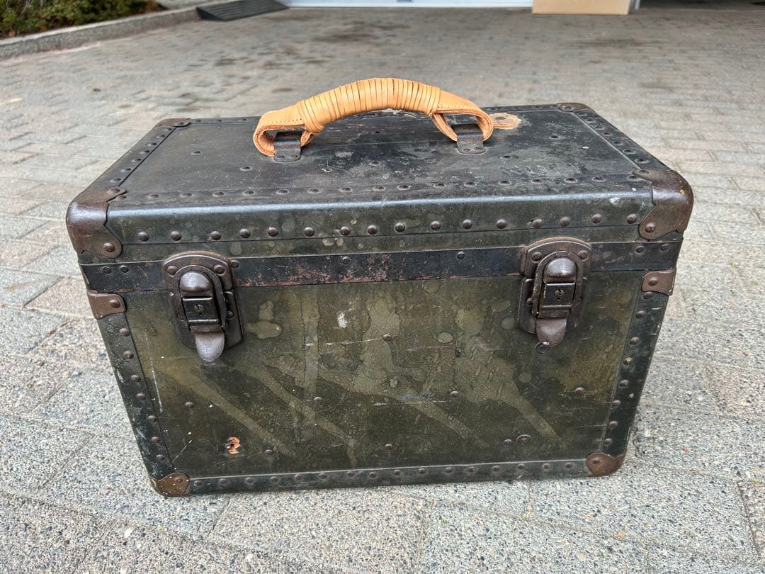 アンティーク 昭和レトロ ヴィンテージ　ビンテージ　トランク　ケース　工具箱