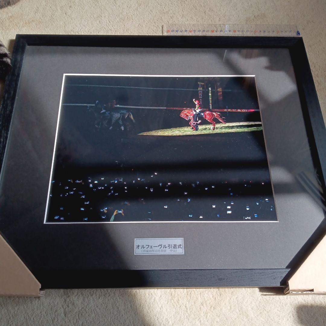 ユーキ　オルフェーヴル　引退式額装写真　レース写真同梱