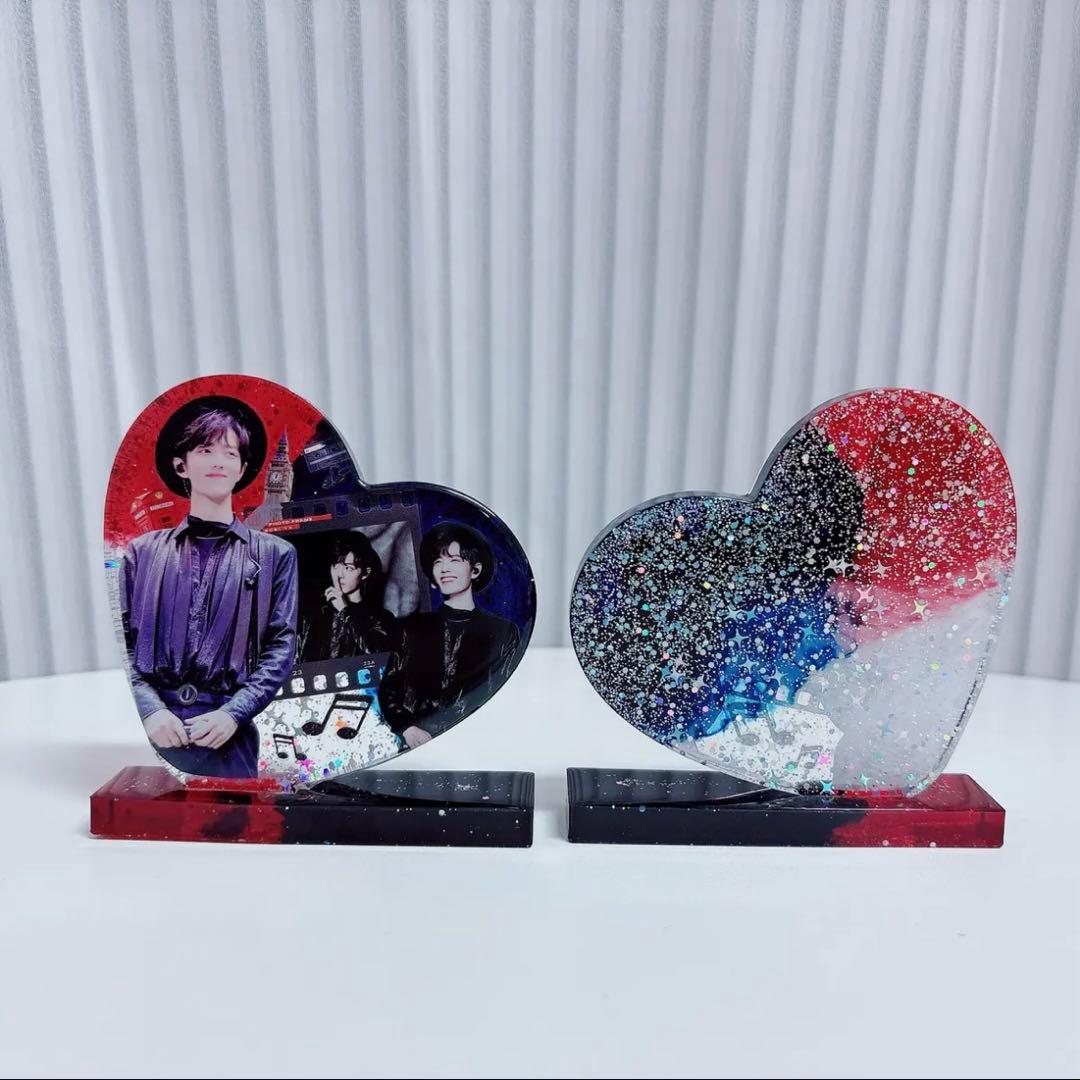 新作 肖戦 Lサイズ　デザインハート　レジンスタンド❣️5点❣️確認用❣️1216