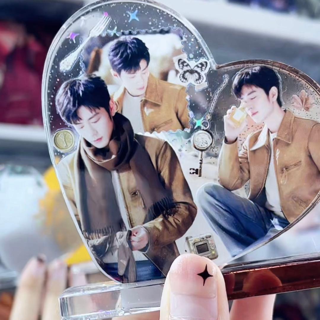 新作 肖戦 Lサイズ　デザインハート　レジンスタンド❣️5点❣️確認用❣️1216