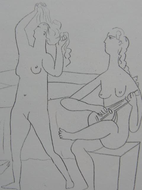 PABLO PICASSOパブロピカソ【QUATRE NUS AU HAREM】