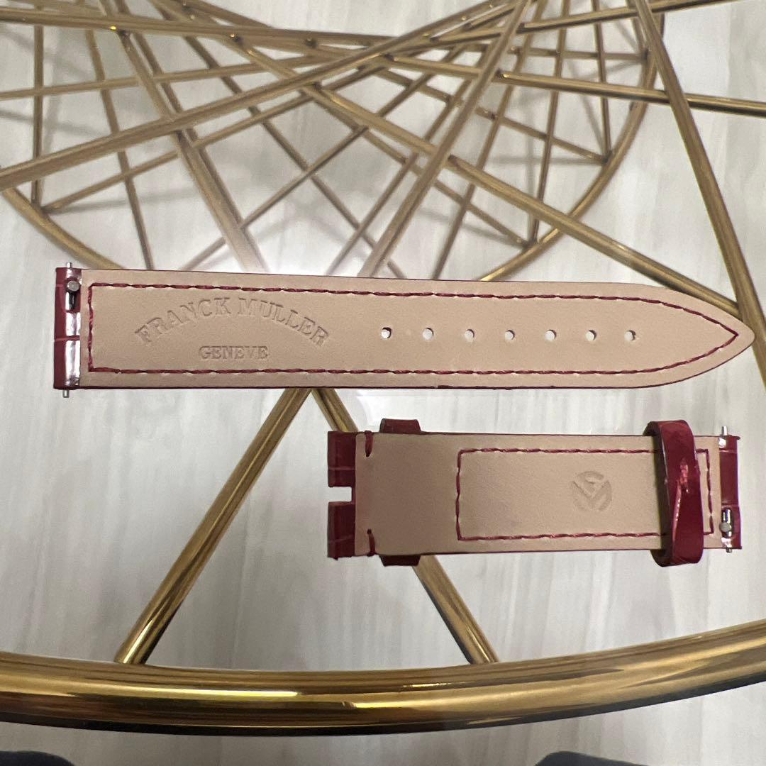 FRANCK MULLER 時計　ベルト　レッド　赤