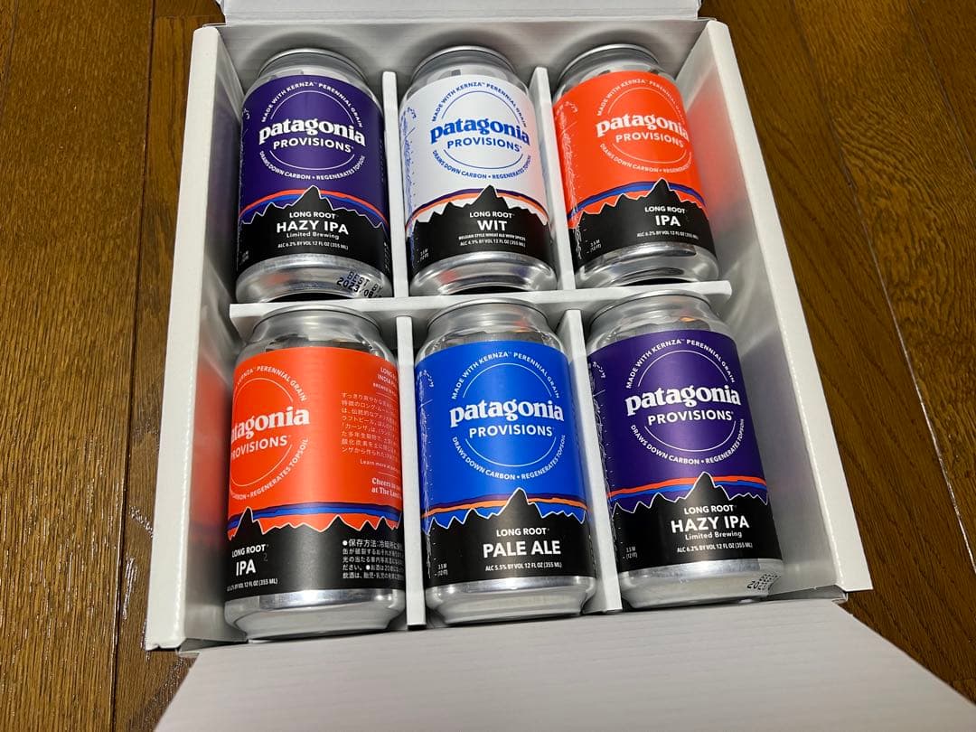パタゴニアプロビジョンズ ビール 6缶セット　観賞用