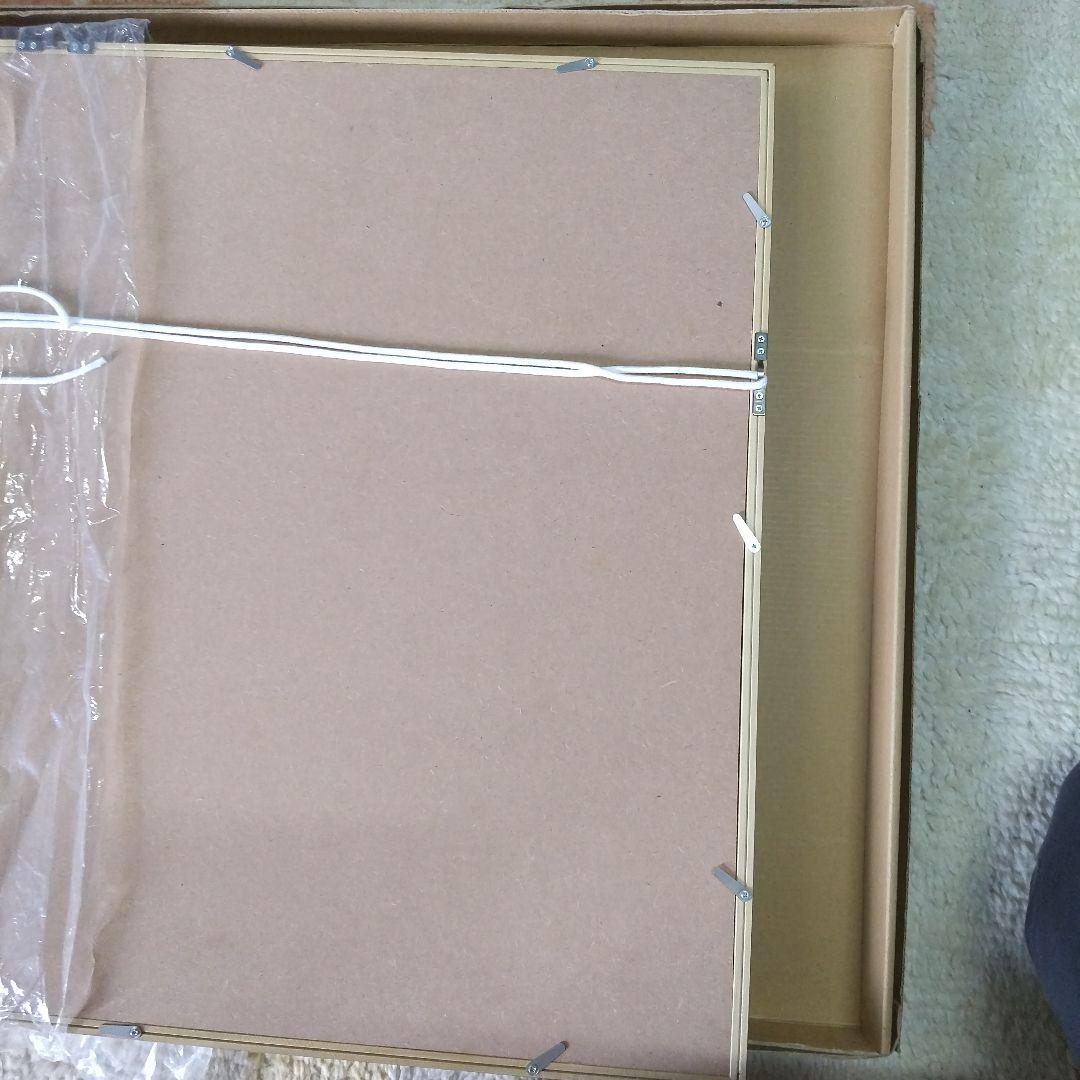 F１０号 紫陽花保田三友紀の水彩画、木製新品額縁付き