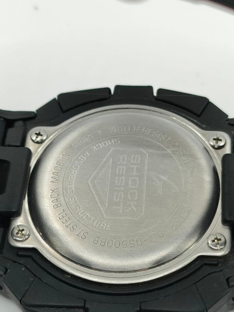 CASIO　G-SHOCK　DW-5500BB　稼働　かっこいい
