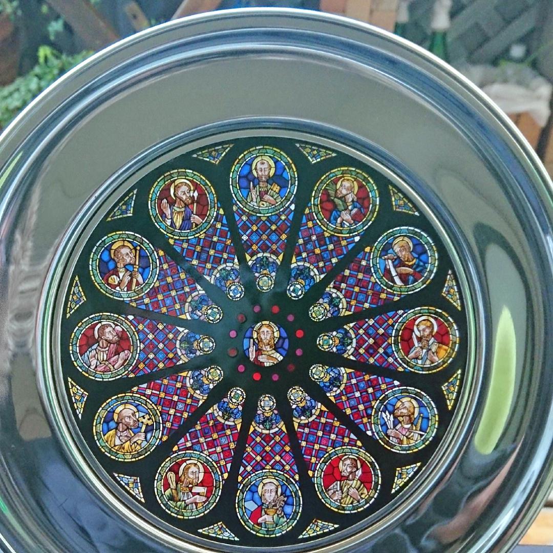 リスボン大聖堂 ステンドグラス バラ窓 グラスマスターズ社 ローズ・ウィンドウ