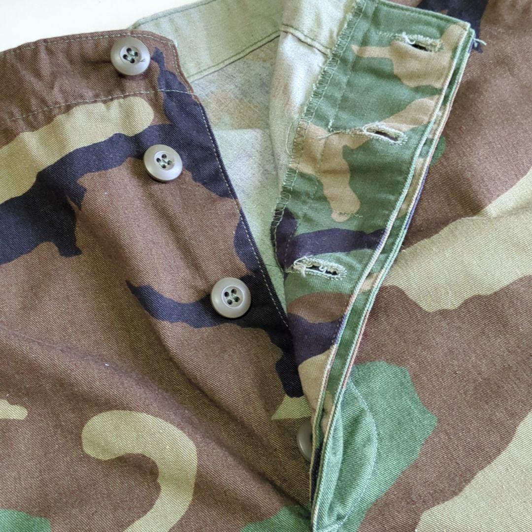 米軍実物 90s BDU カーゴパンツ トラウザー ウッドランドカモ L-L