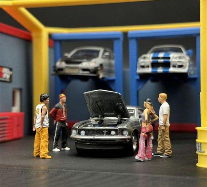 ★《数量限定》☆■1/64【ワイルド・スピード4体セット】（新品・未使用品）