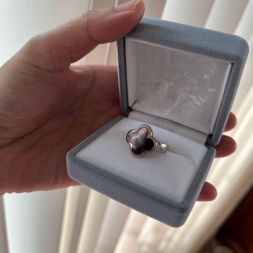 1月末までの出品✳︎ヴァンクリーフ&アーペル　ピュアアルハンブラ　ブラックシェル