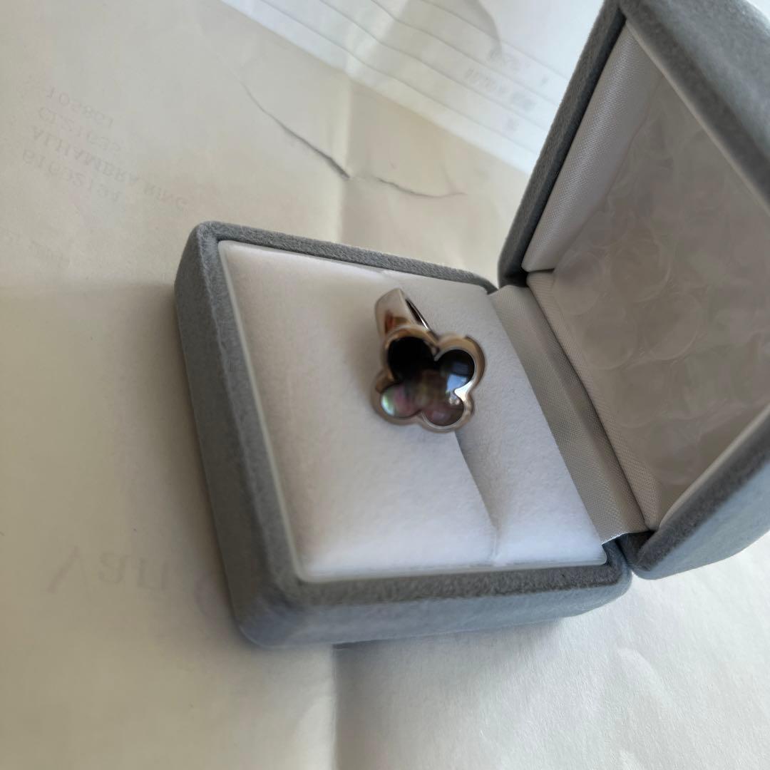 1月末までの出品✳︎ヴァンクリーフ&アーペル　ピュアアルハンブラ　ブラックシェル