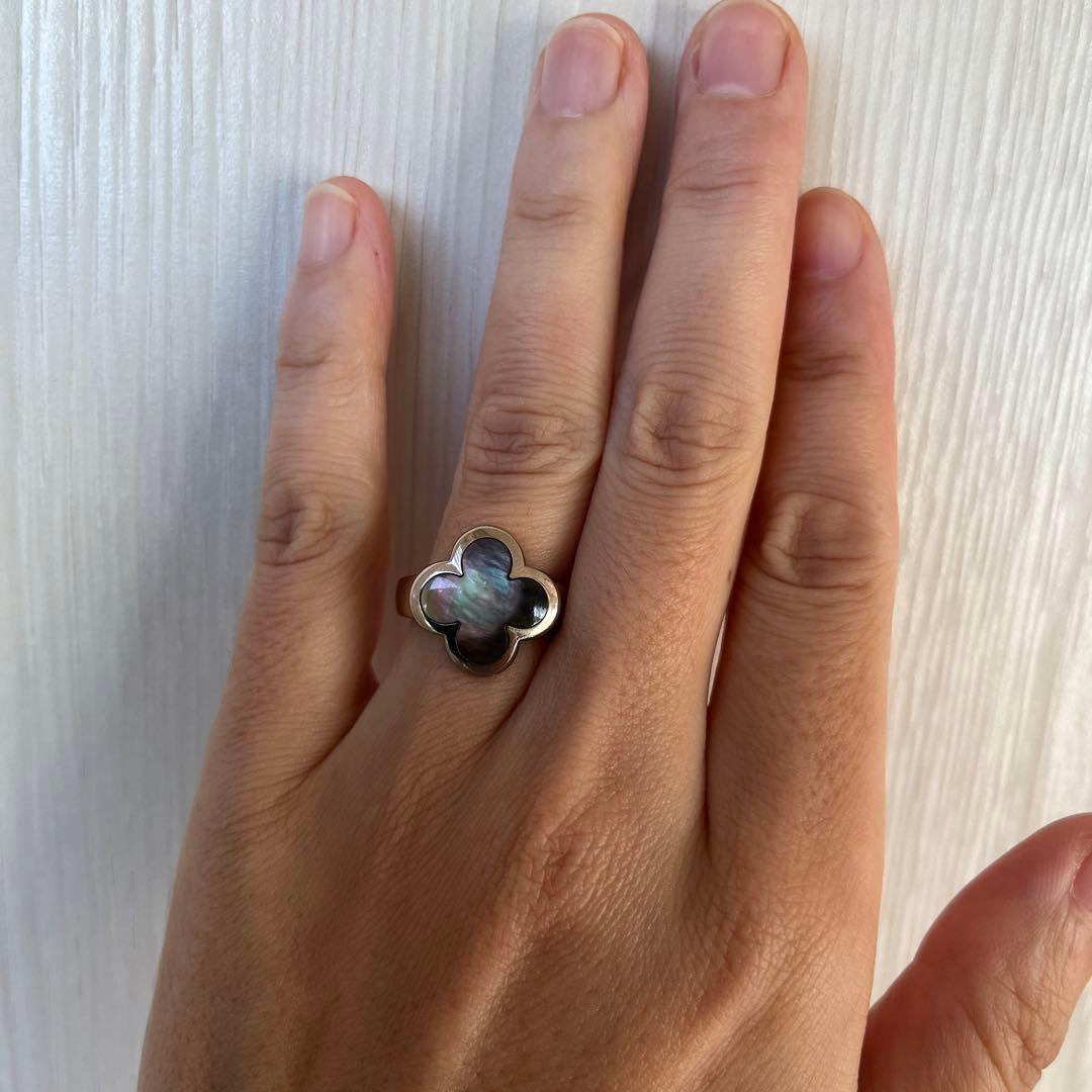 1月末までの出品✳︎ヴァンクリーフ&アーペル　ピュアアルハンブラ　ブラックシェル