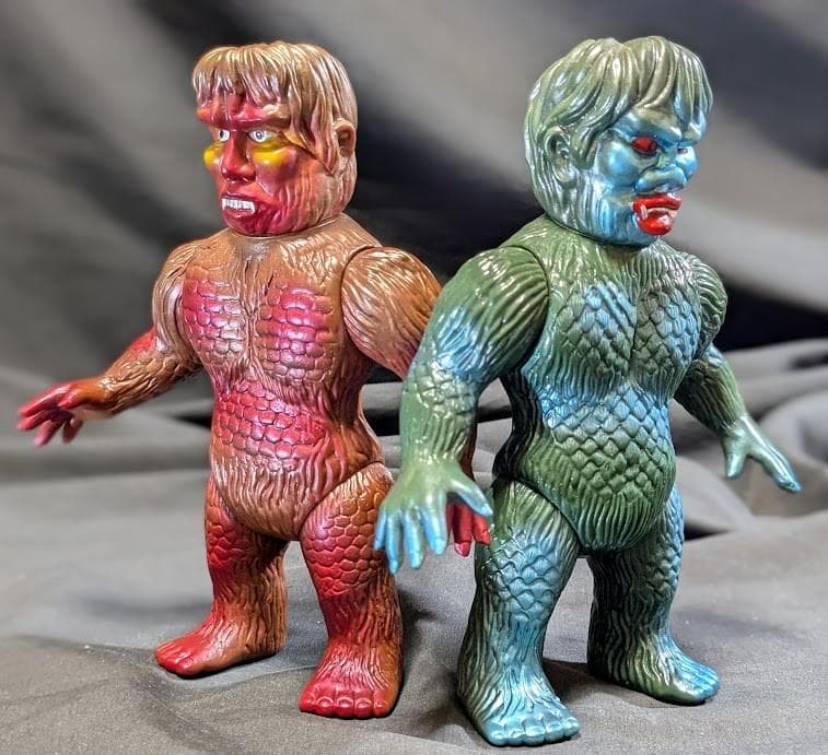 サンダ＆ガイラ（マルサン電撃）ソフビフィギュア２体セット