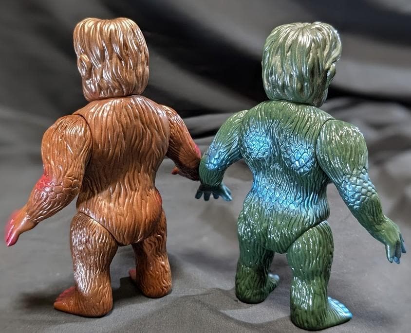 サンダ＆ガイラ（マルサン電撃）ソフビフィギュア２体セット