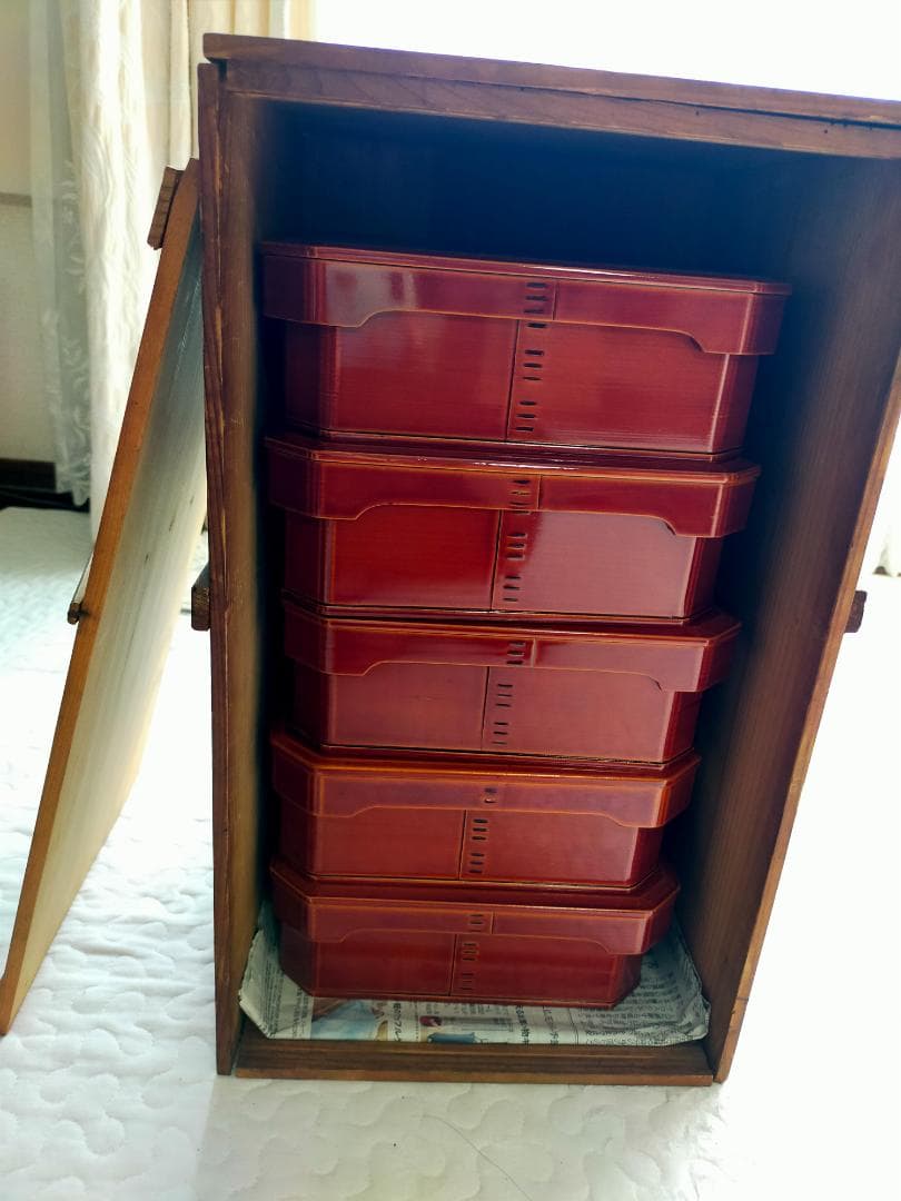 飛騨春慶塗 大徳寺重　大徳寺弁当 5客　茶事　点心