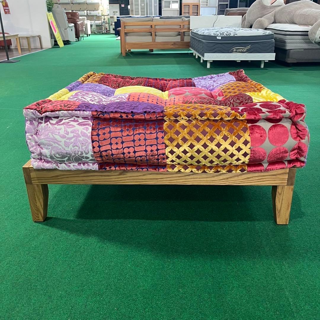 a.depeche ローテーブル オットマン パッチワーク I029