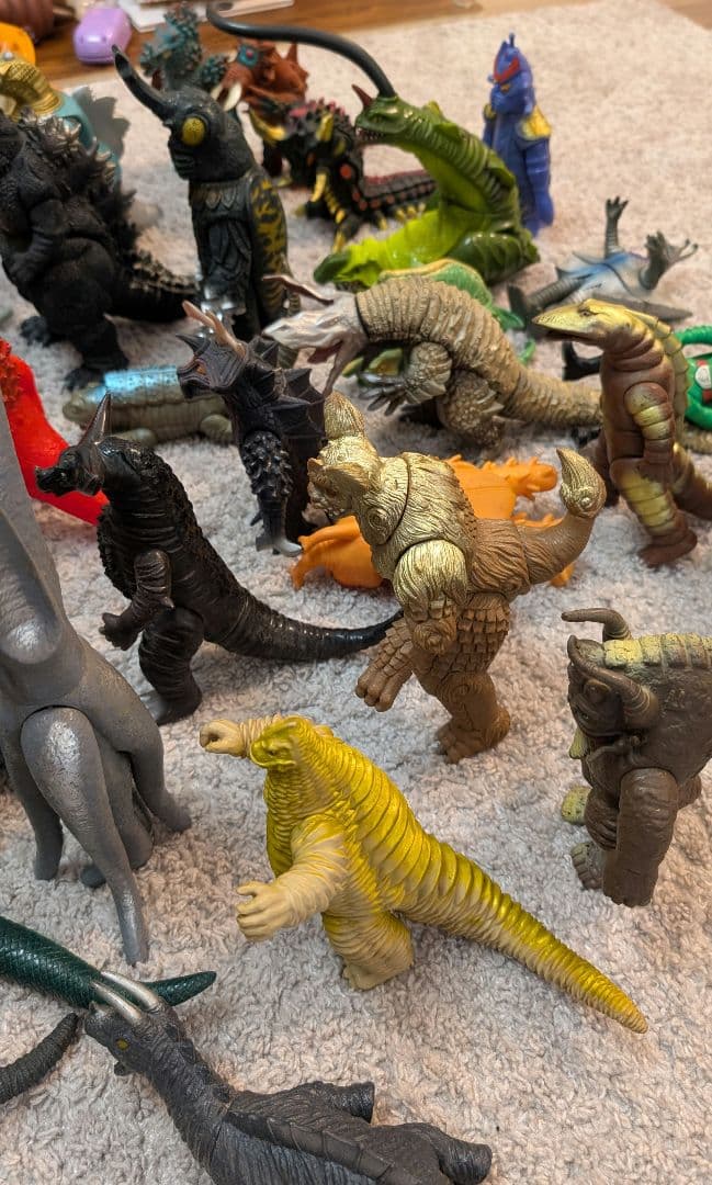 【まとめ売り】ゴジラ ウルトラマン 怪獣 フィギュア 当時物
