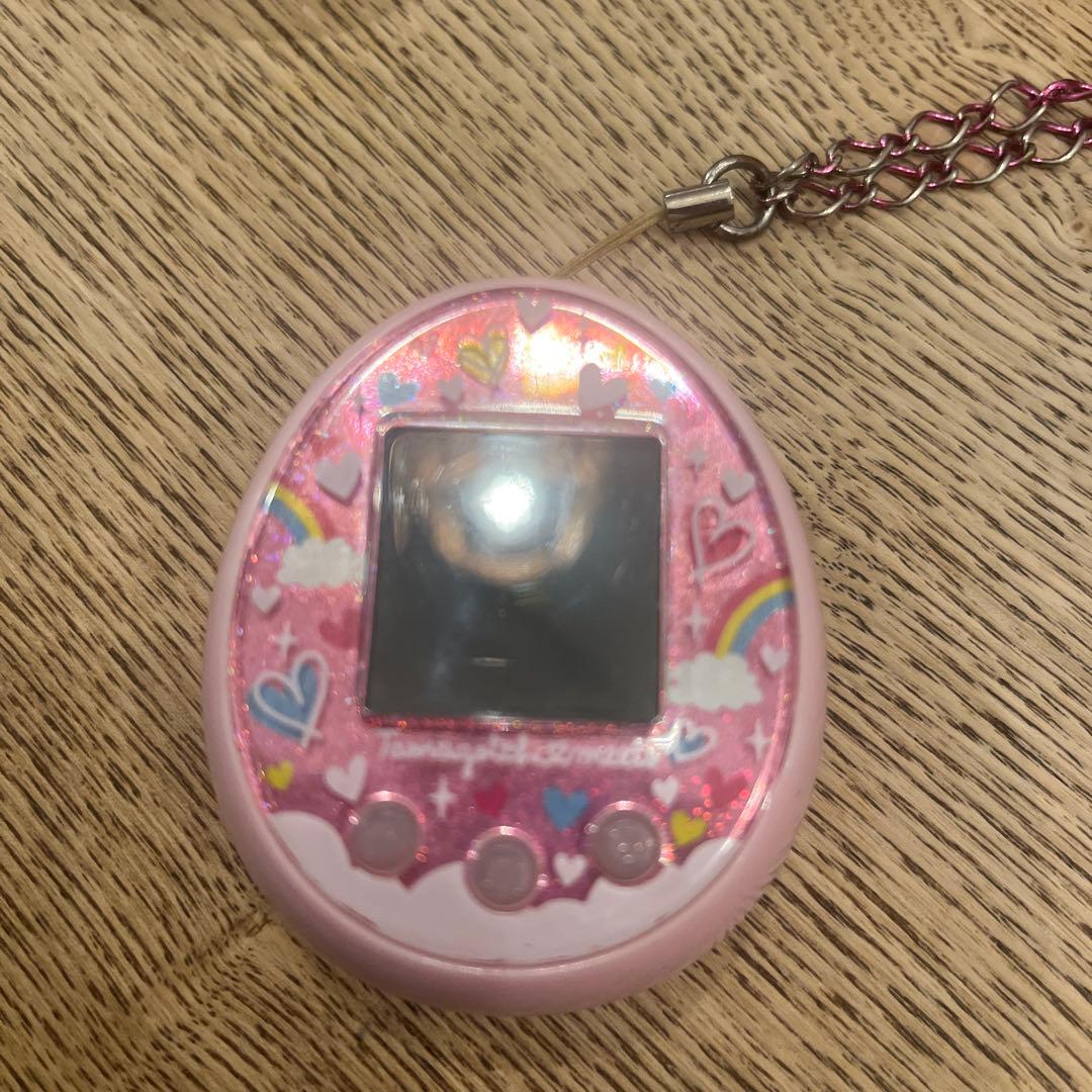 デジタルペット 卵型 ピンクと白