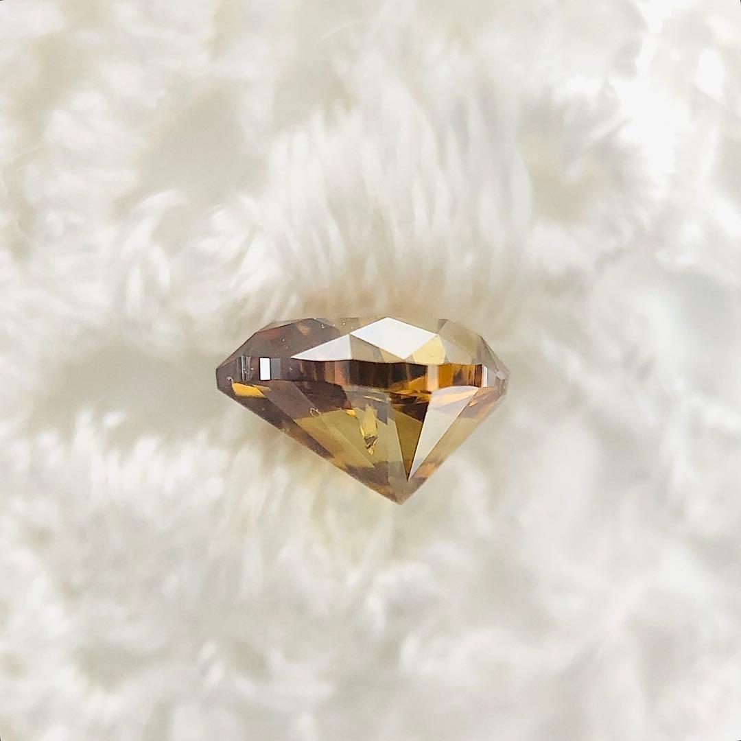 アクセサリー 0.259ct F.D.Brownish Yellow Orange SI-2