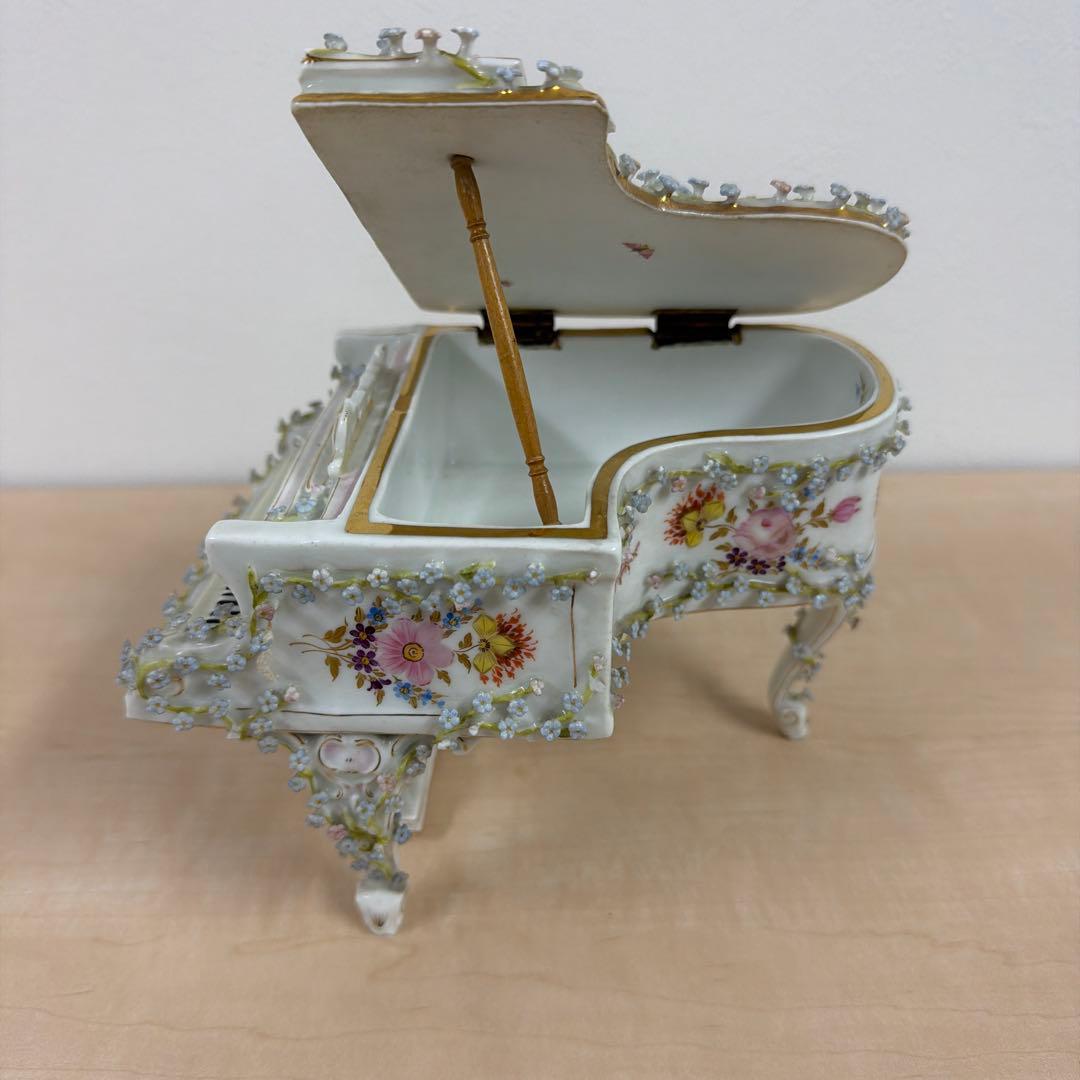 ミニチュアグランドピアノ型収納ボックス