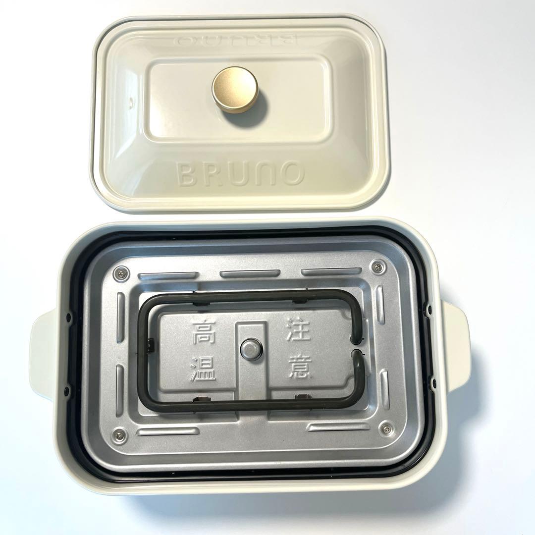 美品　BRUNO コンパクトホットプレート BOE021 プレート3種